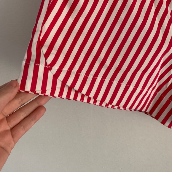 ⭐️ RED STRIPED SAILOR STYLE SHORTS VARIOUS SIZES - Picture 4 of 5